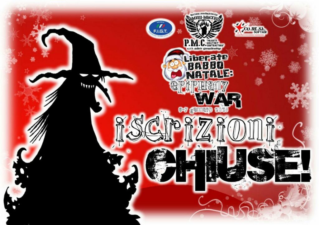 ISCRIZIONI CHIUSE!